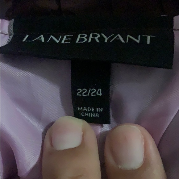 22/24 satin Lane Bryant Bomber jacket. - Picture 2 of 3
